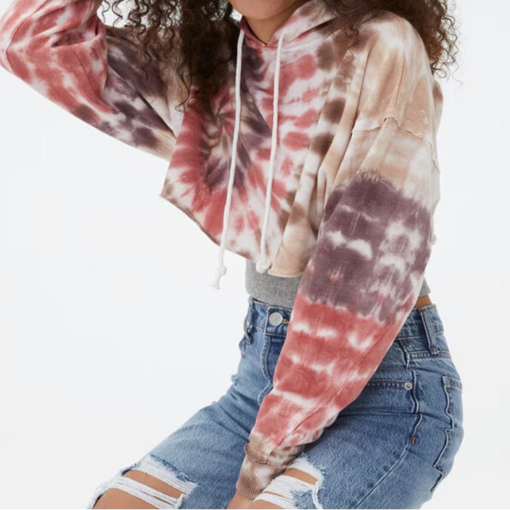 Aeropostale Multicolor Tie-Dye Hoodie